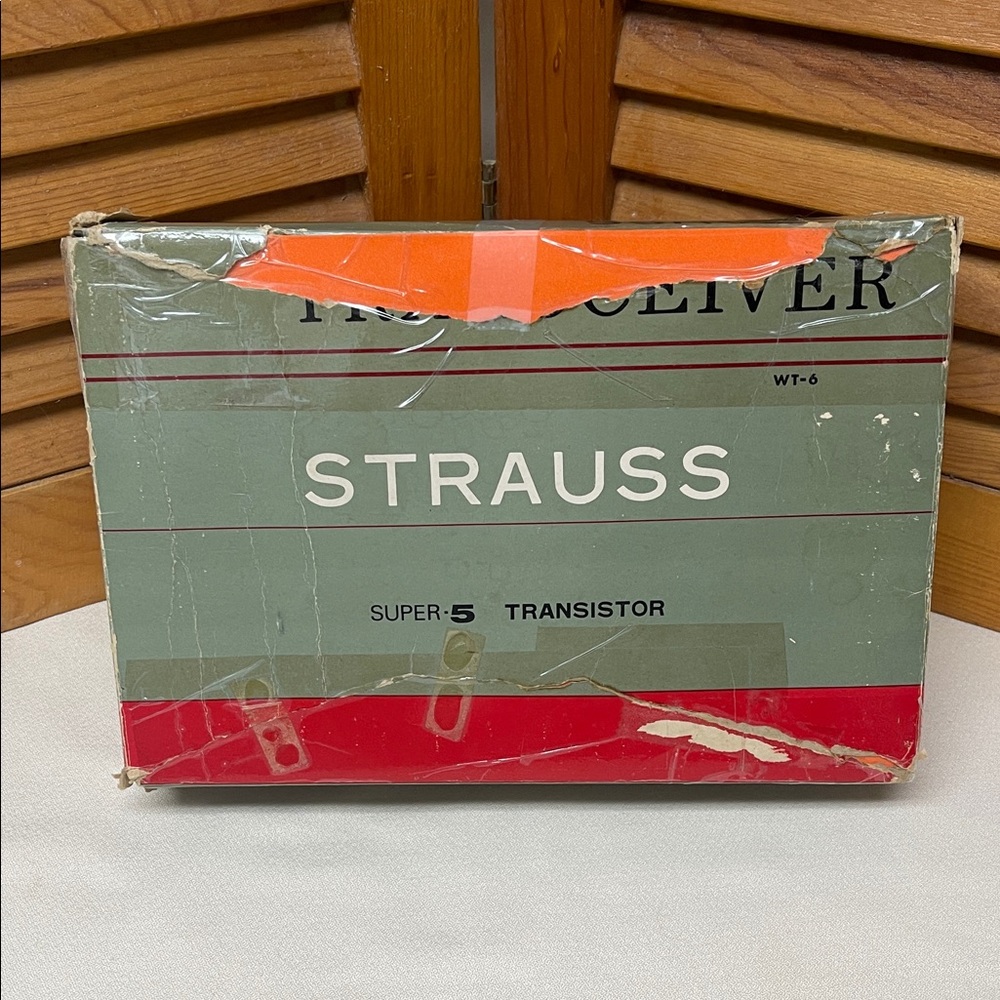 Vintage Strauss Super 5 Transistor Walkie Talkies